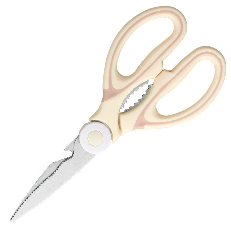 New Multifunctional Kitchen Gadget Set Stainless Steel Scissors Peeler Household Scissors Fruit Peeler