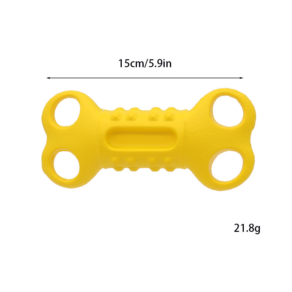 EVA pet toy dog Frisbee bite-resistant dog toy can't bite rotten molar pet ball large dog pull ring