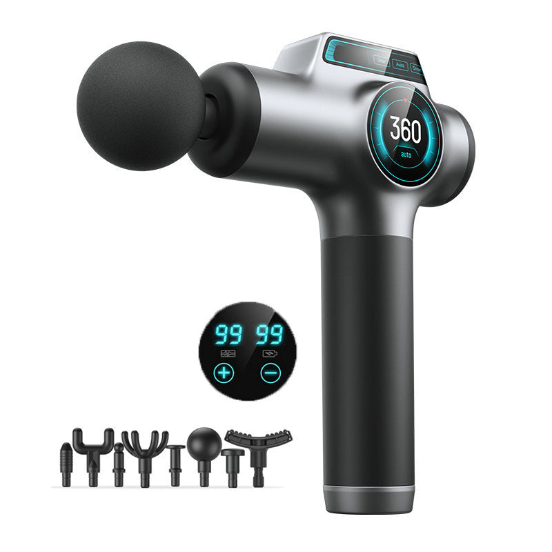 Amazon cross-border fascia gun supply 2500mAh blow electric massage gun deep tissue muscle massager