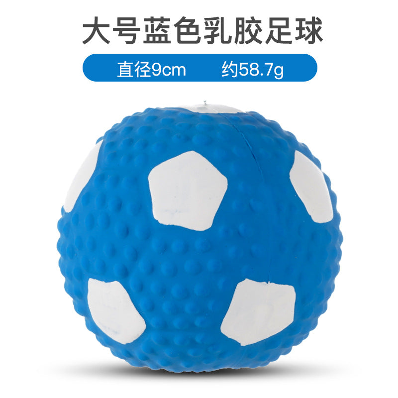 Wholesale Pet Latex Toys Filled Cotton Latex Rugby Football Volleyball Sound Dog Toys Pet Toys