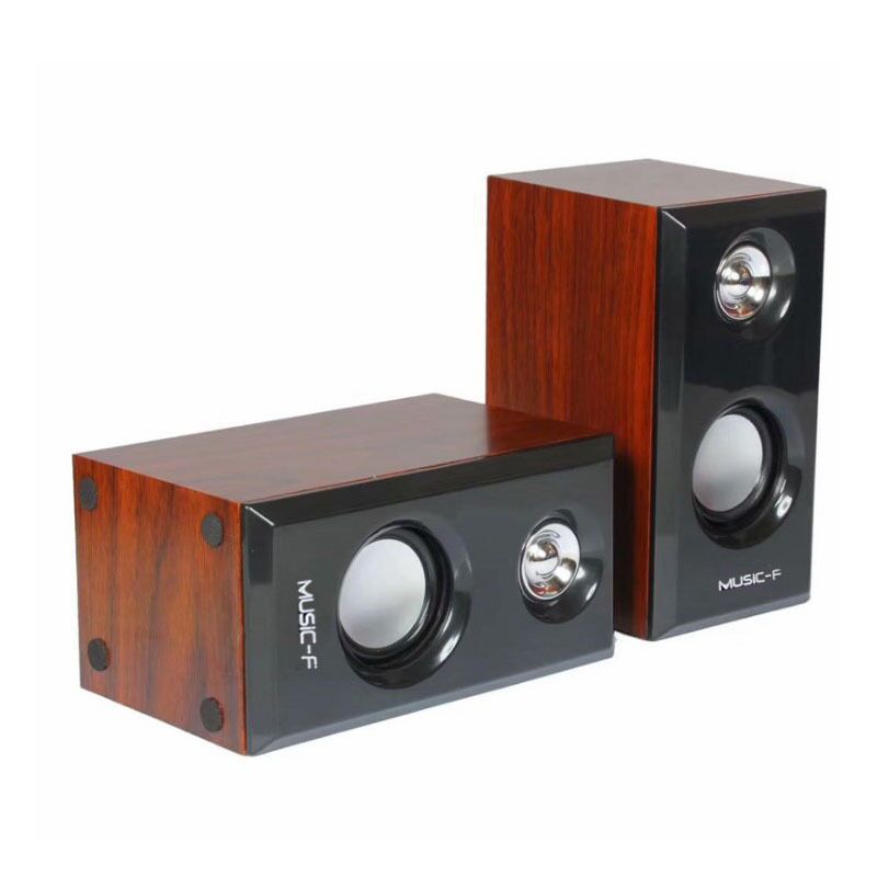 Giteng D092 Wooden Speaker USB2.0 Desktop Laptop Audio Solid Wood Subwoofer