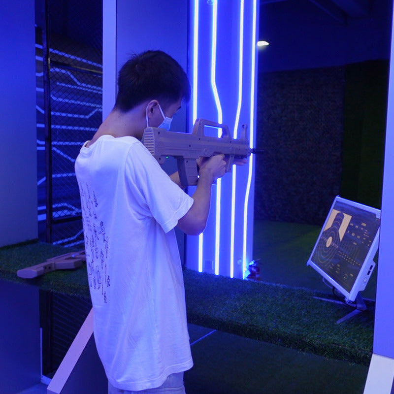 Intelligent analog indoor digital sports experience hall equipment Large-scale infrared shooting laser interactive competition