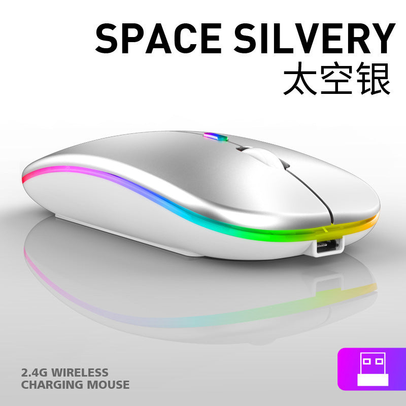 Wireless mouse Charging model Universal silent Spot computer accessories Notebook office Bluetooth dual-mode ergonomics