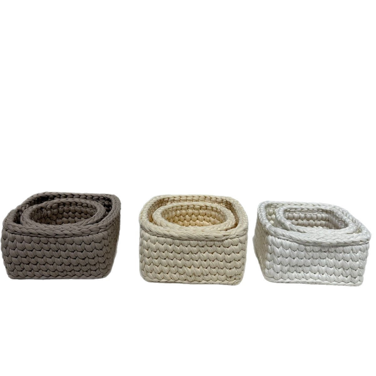 New custom Japanese storage basket, household daily necessities, cloth strip storage basket, living room ornament, storage, simple style