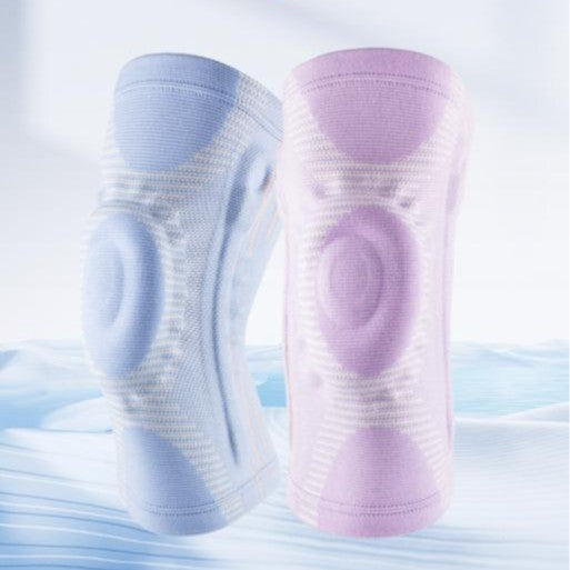 Silicone spring mountaineering knee pads basketball running injury protective cover patella star health protection sports silicone knee protective gear
