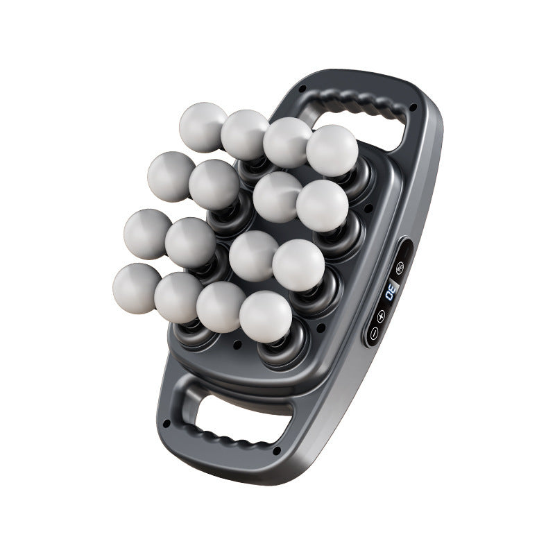 Cross-border special 16-head fascia gun charging model, strong vibration of waist and back, multi-head multi-gear eight-head fascia massager