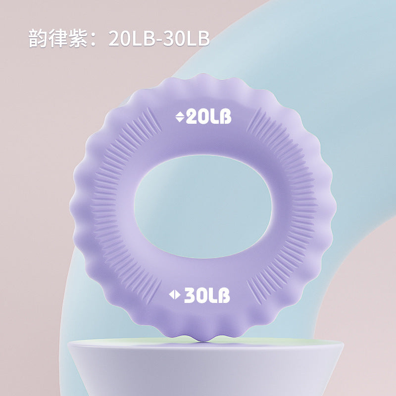 Strictly selected grip ring double strength professional exercise arm hand strength rehabilitation training massage silicone grip