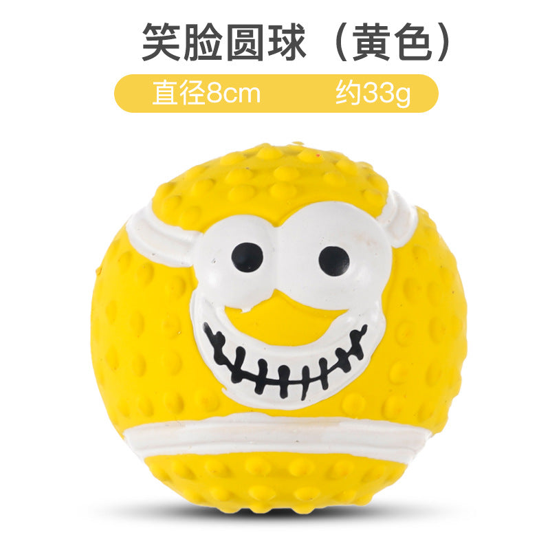 Wholesale Pet Latex Toys Filled Cotton Latex Rugby Football Volleyball Sound Dog Toys Pet Toys