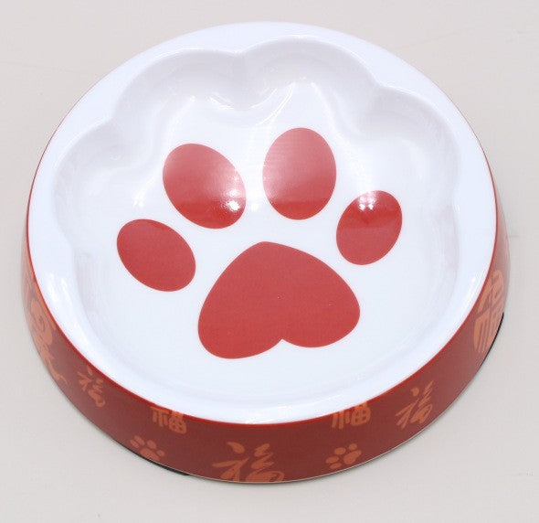 Dog bowl care, pet cervical spine anti-knock, food grade imitation porcelain, universal for cats and dogs, increased capacity, oblique mouth leak-proof