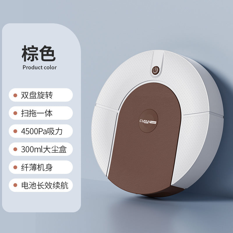 Cross-border sweeping robot household washing, towing and sweeping integrated sweeper ultra-thin new mini charging smart vacuum cleaner