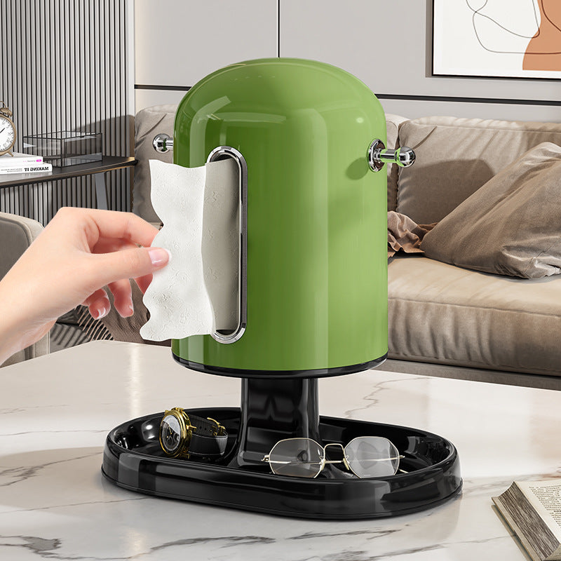 Light luxury tissue box Household goods Living room porch storage key Paper towel sundries rack Creative napkin paper box