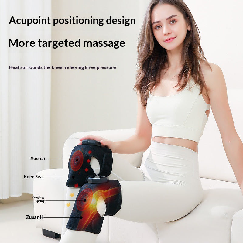 Electric Heated Knee Pads Massager Elbow Joint Care Instrument Legs Knee Hot Compress Vibration Massager Knee Pads Shoulder Pads