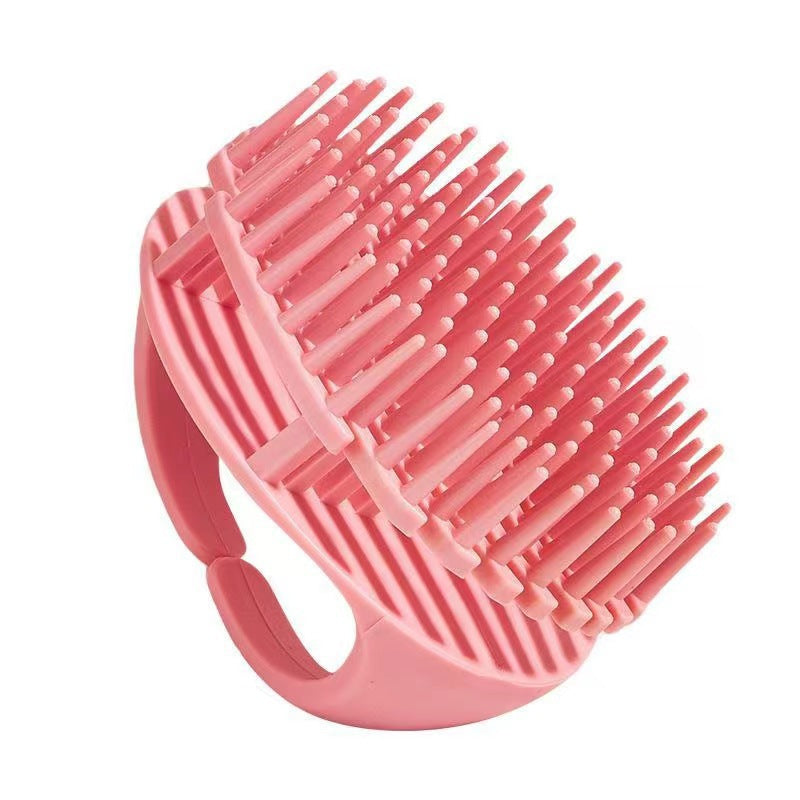Multifunctional Shampoo Brush Personal Care Home Massage Brush Hollow Shampoo Comb Silicone Massage Special Comb Hair Care