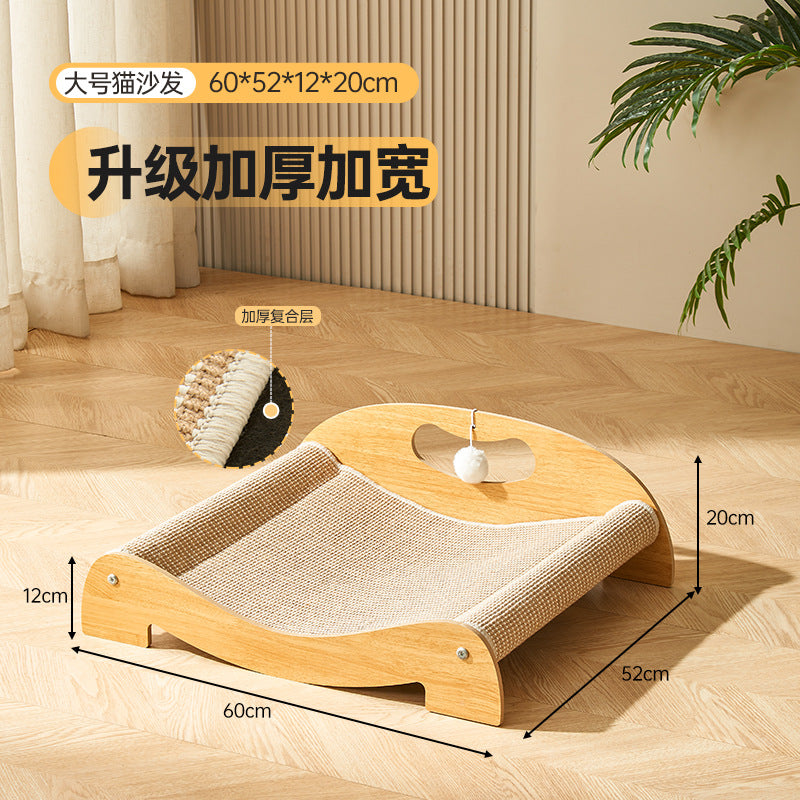Sisal cat scratching board cat nest wear-resistant cat toy cat claw board scratch-resistant crumbs pet supplies cat recliner