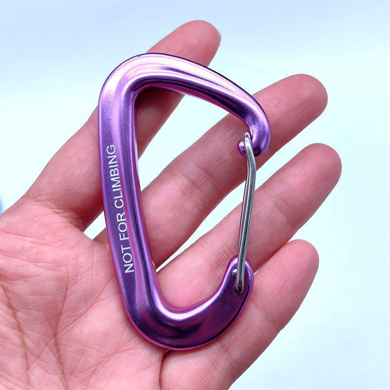 户外多功能登山扣航空铝合金野营攀岩安全D型背包弹簧钩登山扣