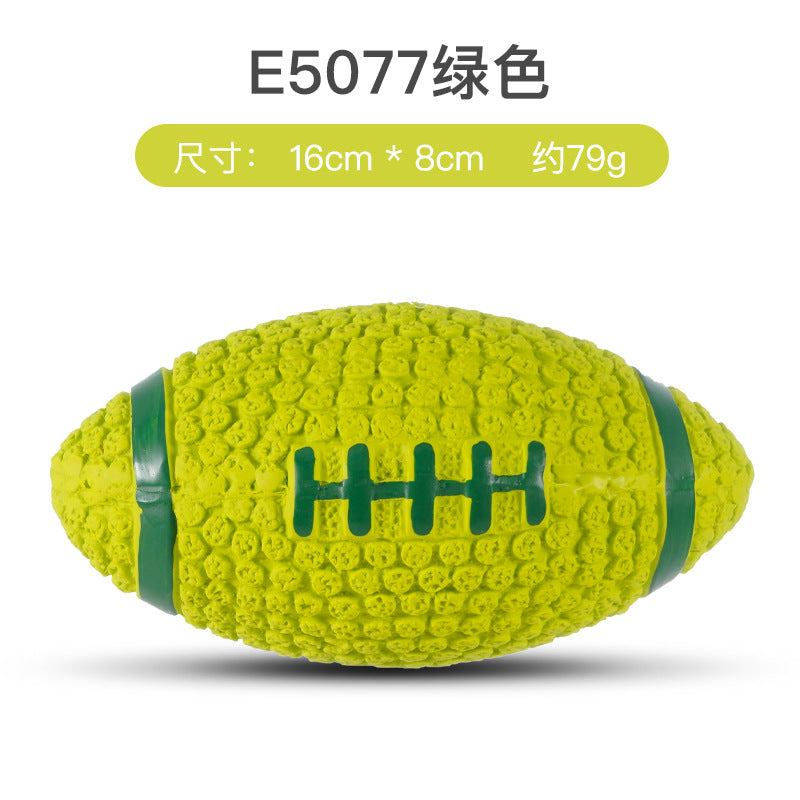 Wholesale Pet Latex Toys Filled Cotton Latex Rugby Football Volleyball Sound Dog Toys Pet Toys