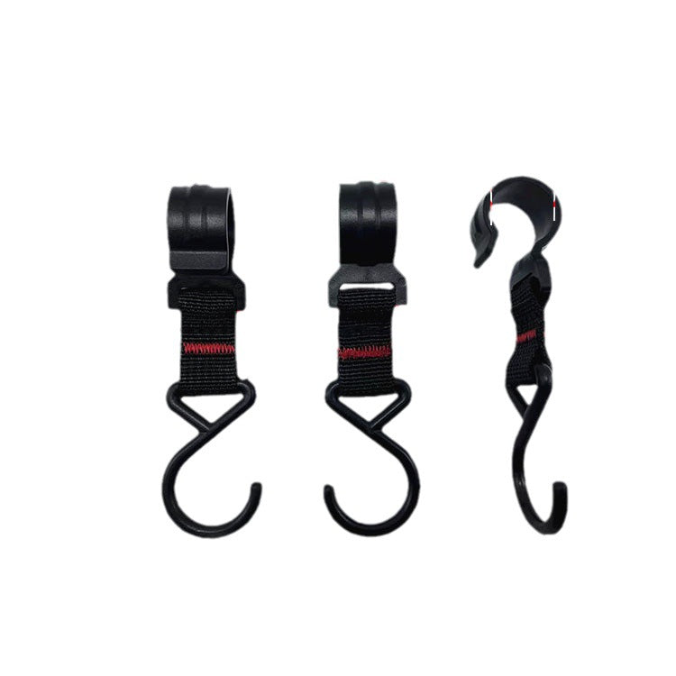 户外露营置物架挂钩塑钢卡扣织带挂扣横杆挂钩承重钩衣帽钩S挂钩