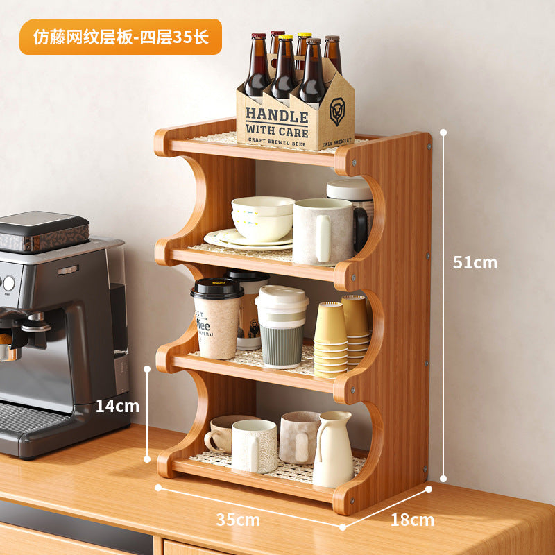 Desktop rack, cup storage shelf, dining table, countertop station, water cup, coffee cup, tea set, table small cup holder