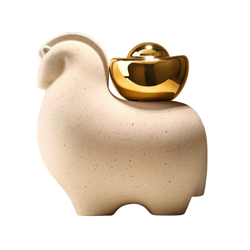 Bei Hanmei's new Chinese-style creative ornaments will be rich soon. Soft decoration, home furnishing entrance, living room desktop TV cabinet decoration