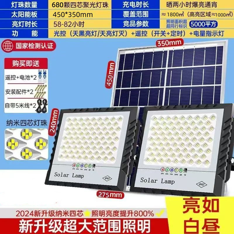 2025 new solar lighting garden outdoor gate waterproof indoor outdoor rural solar lights