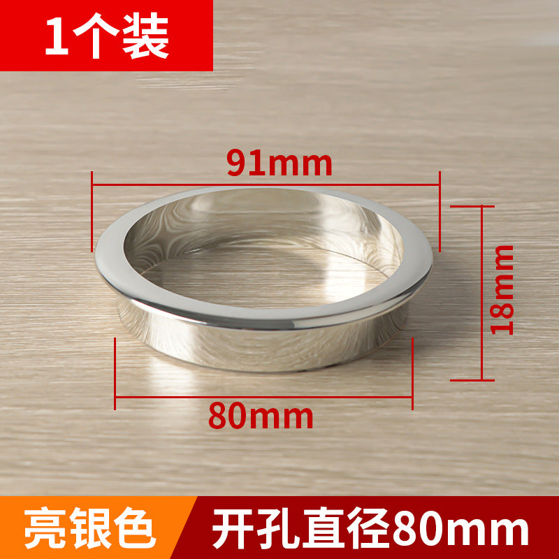Nylon round wire box finishing hole cover computer desktop wire box desk threading hole furniture hardware accessories