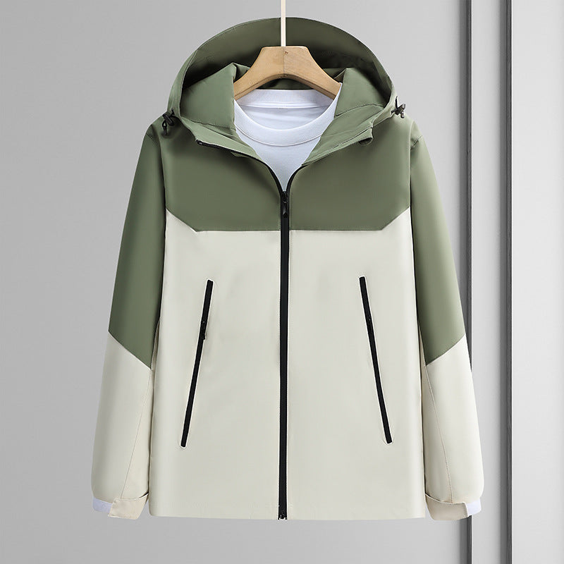 Windproof and waterproof outdoor team clothes solid color thin workwear tooling jacket workwear jacket custom printed logo