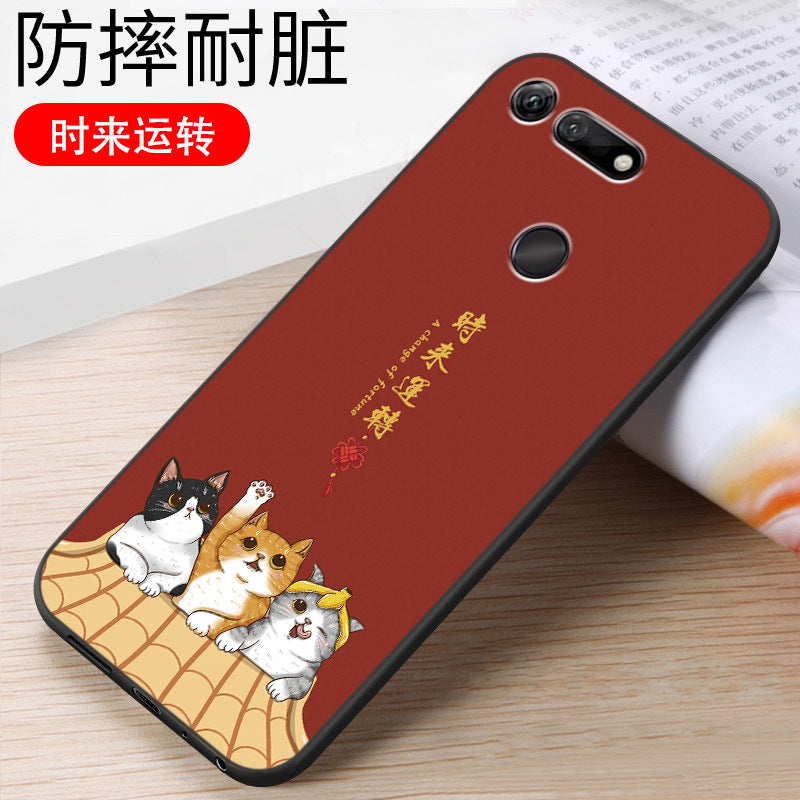 Suitable for Huawei Honor v20 mobile phone case HonorPCTAL 0 protective case HonorV20 student HUAWEI film