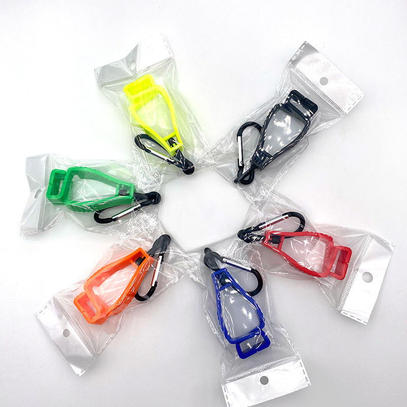 户外劳保手套夹子防丢手套夹登山扣挂扣批发野营必备收纳防丢设计