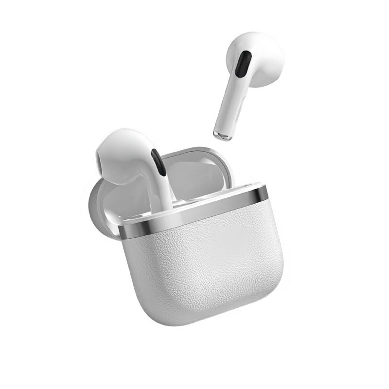 Cross-border explosion PRO4S Bluetooth headset fourth generation leather pattern true wireless headset super long battery life sports high quality TWS