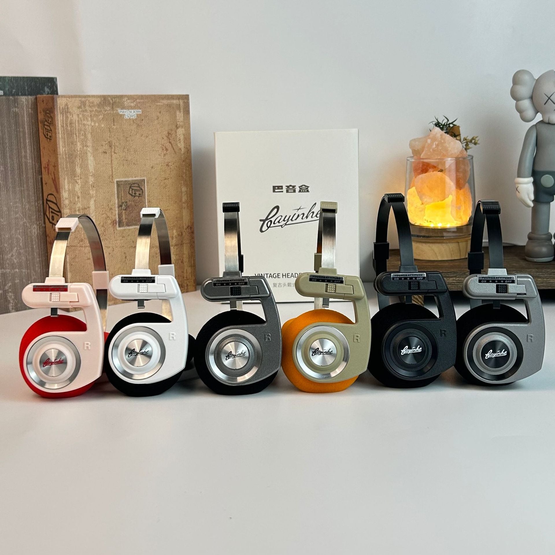 Sound box headset wireless bluetooth headset lightweight portable foldable retro photo wearing artifact gift