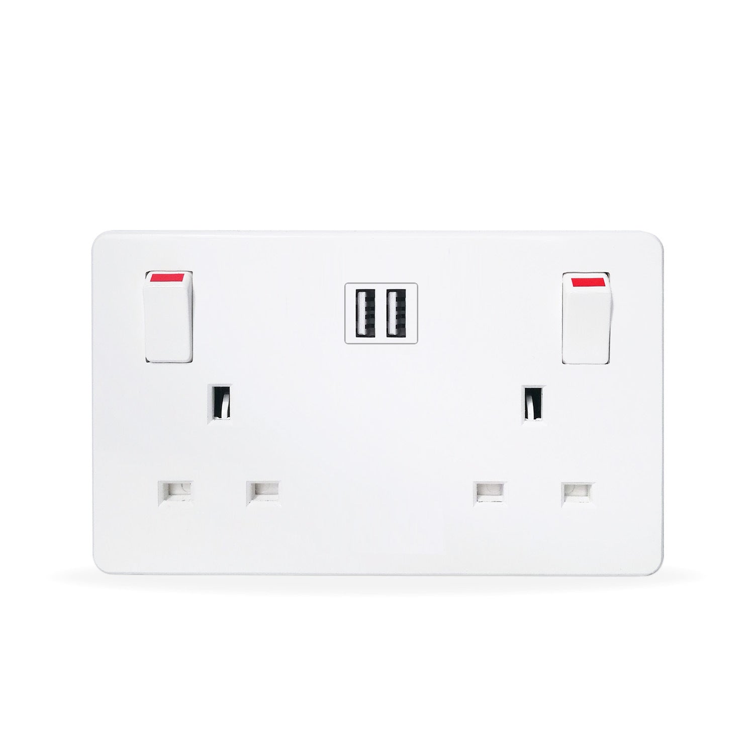 British standard wall socket, British standard 13A switch socket panel, multi-function British standard dual socket with USB