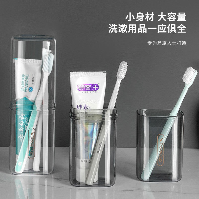 Travel mouthwash cup portable wash set brushing cup electric toothbrush storage box travel out