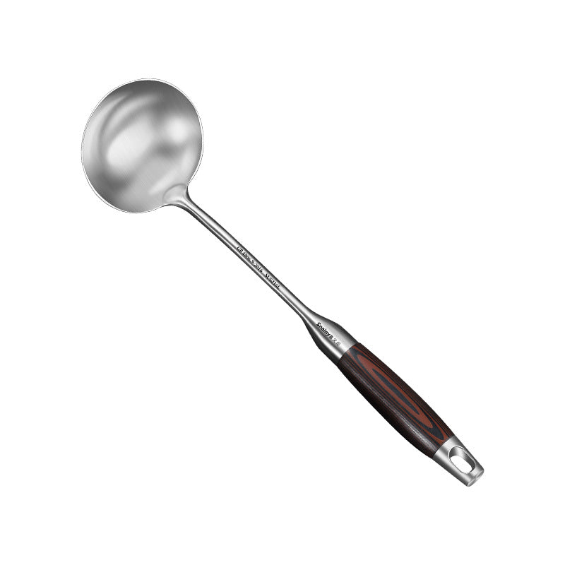 German spatula 316 stainless steel thickened stir-fry shovel soup spoon colander household kitchen utensils stir-fry set iron pan shovel