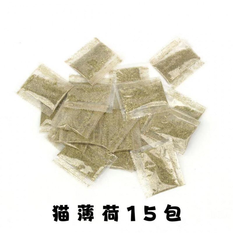 Catnip powder bagged catnip cat snacks to spit hairballs, turn hair and amuse kittens from hi Pet Cat Supplies Factory