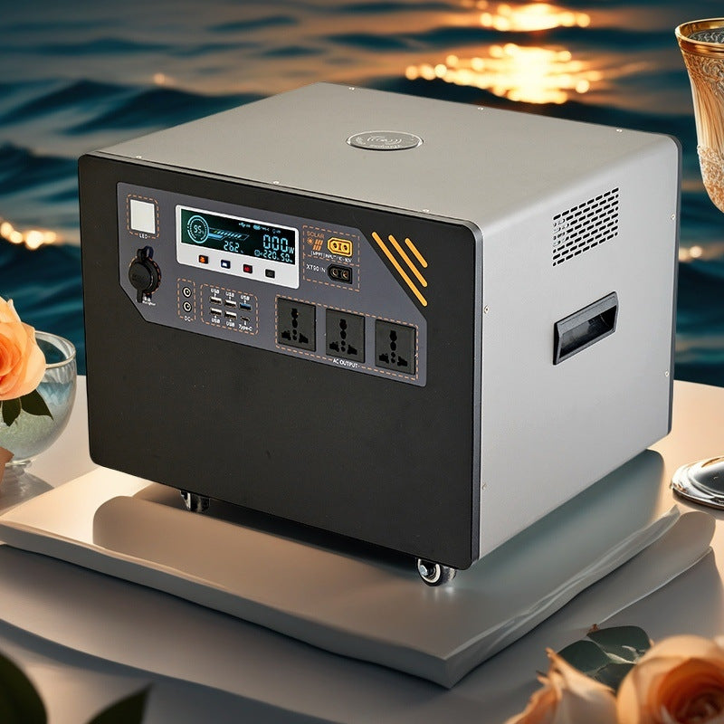 Flagship large-capacity outdoor mobile power supply 220v stall night market commercial self-driving camping portable durable high power