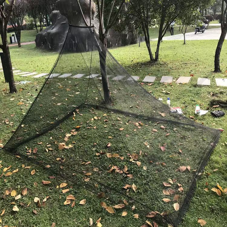 Cross-border outdoor lightweight mosquito-proof tent Portable mosquito net travel Double camping Mountaineering anti-mosquito and fly mesh net customization