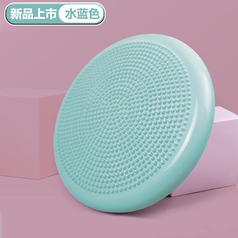 Thickened balance ball Air cushion Yoga ball Children's thigh ankle rehabilitation Core training equipment Air plug massage