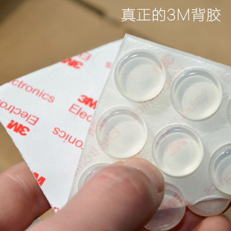 Anti-collision pad Silicone laptop non-slip sponge pad Base silencer pad Rubber silent rubber pad Transparent self-adhesive