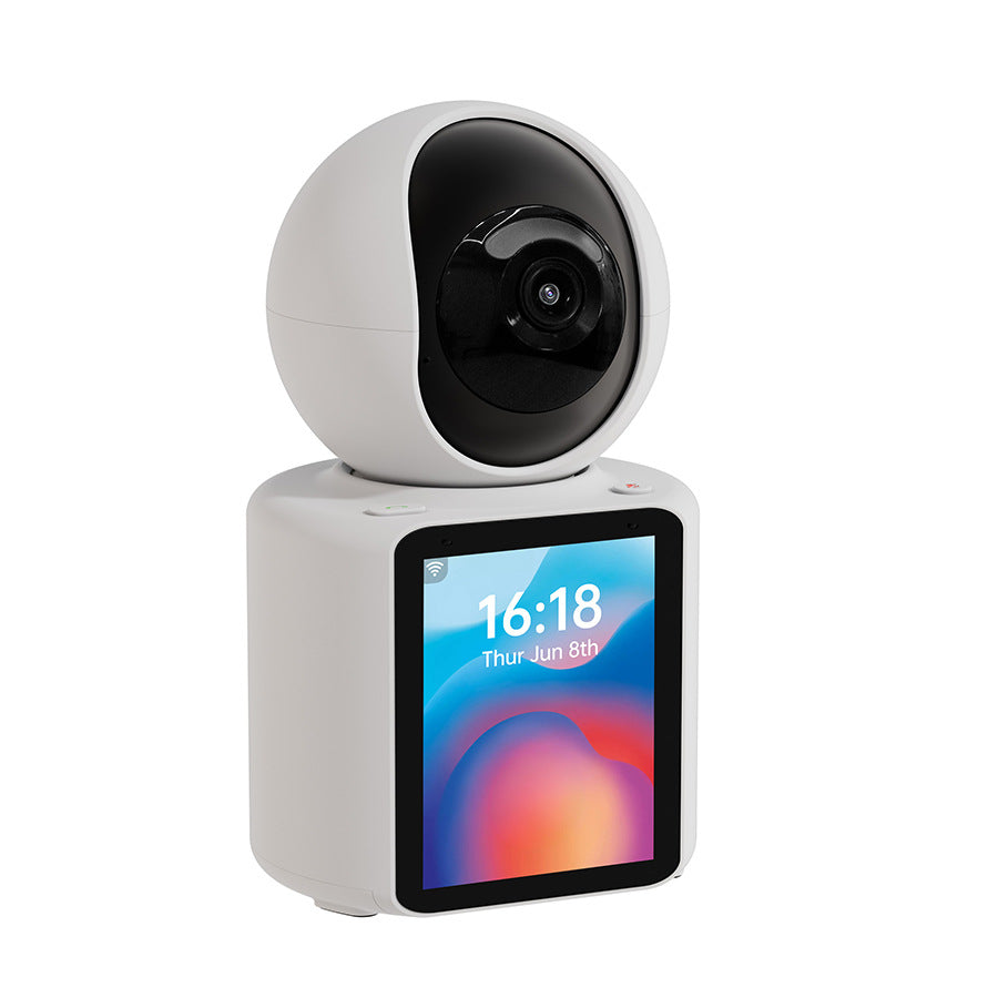 Cross-border intelligent surveillance camera visual two-way video call one-click call home baby monitor with screen
