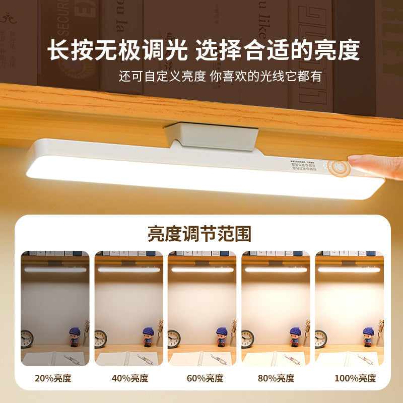 Cross-border manufacturers wholesale learning eye protection desk lamp led magnetic cool lamp charging plug-in dual-purpose remote control dormitory lamp
