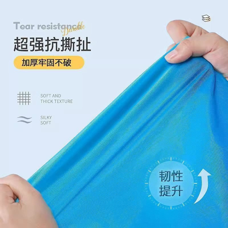 Adult long thickened raincoat non-disposable EVA bundle mouth outdoor tourism, convenient riding and hiking, wholesale raincoat