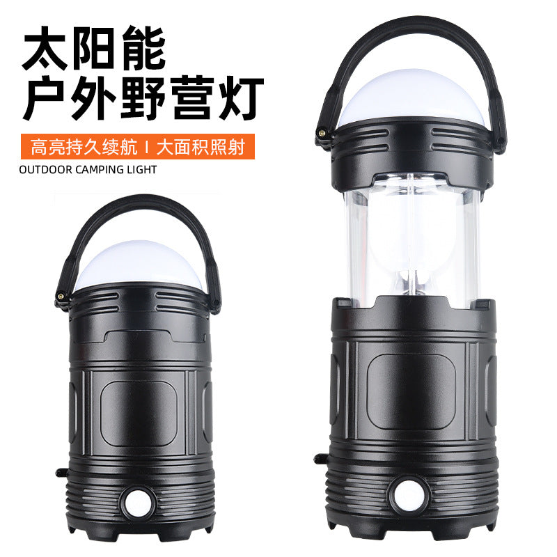 Amazon's new outdoor camping camping light strong light long battery life USB charging highlight portable camping light wholesale
