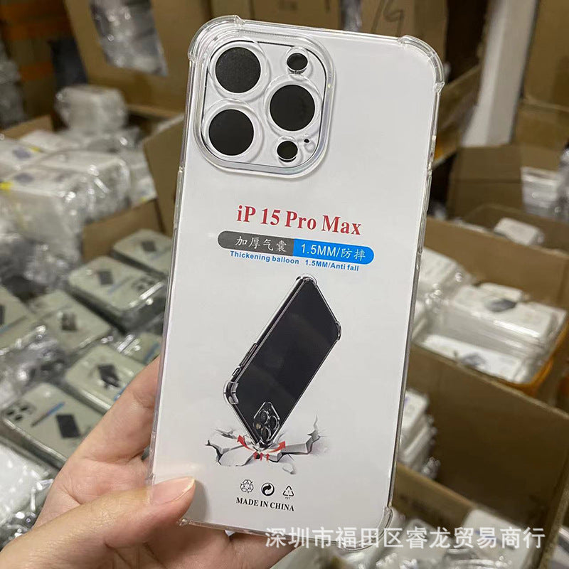 Transparent application Apple 15/16 anti-drop 14 mobile phone case iphone13pro mobile phone case PM soft case 11 wholesale 13