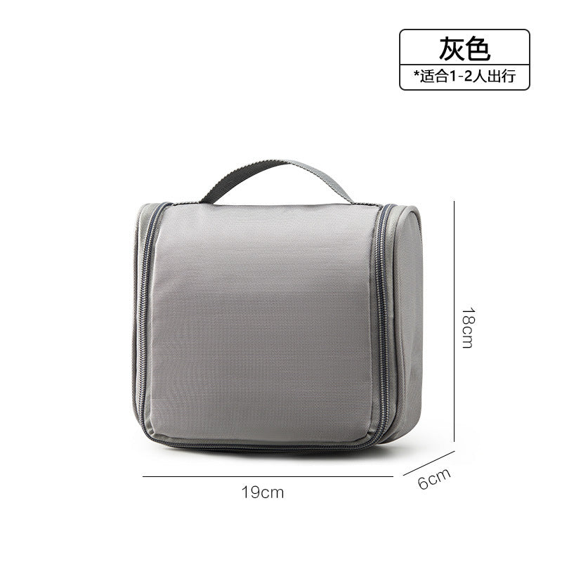 Unprinted Japanese buckle folding toilet bag hook men's business trip toiletries storage bag cosmetic bag