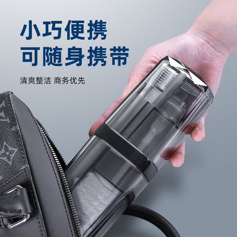 HAYAN Haiying Transparent Wash Cup Portable Wash Bag Wash Set Travel Sub-bottling Travel Set Gift