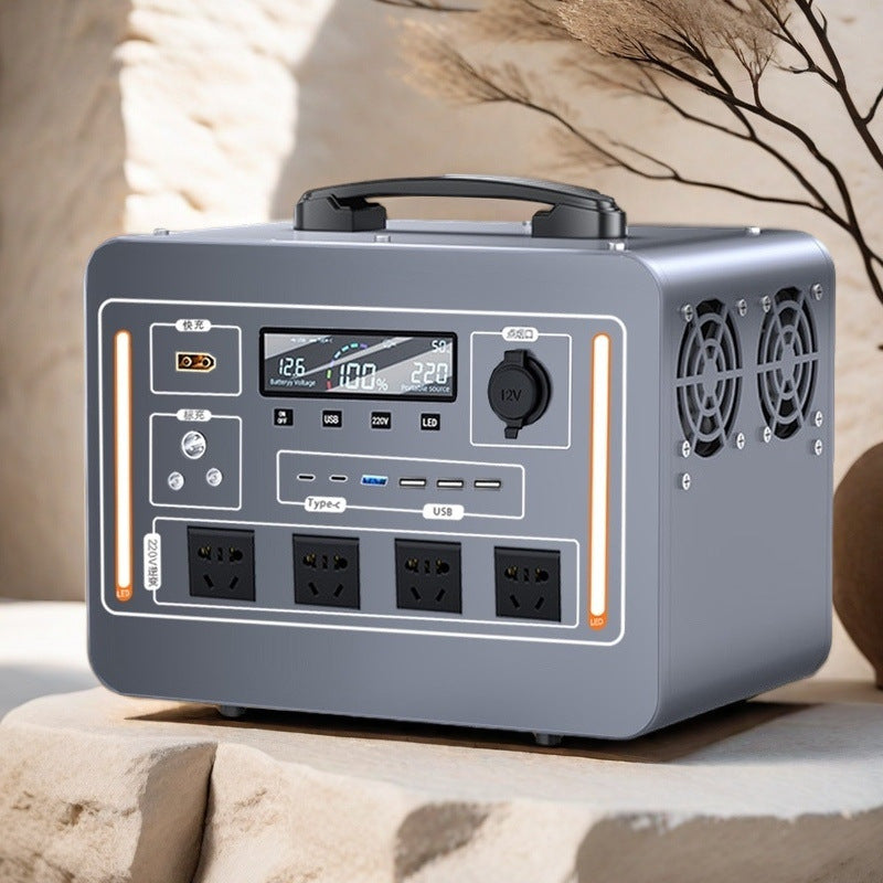 Flagship large-capacity outdoor mobile power supply 220v stall night market commercial self-driving camping portable durable high power