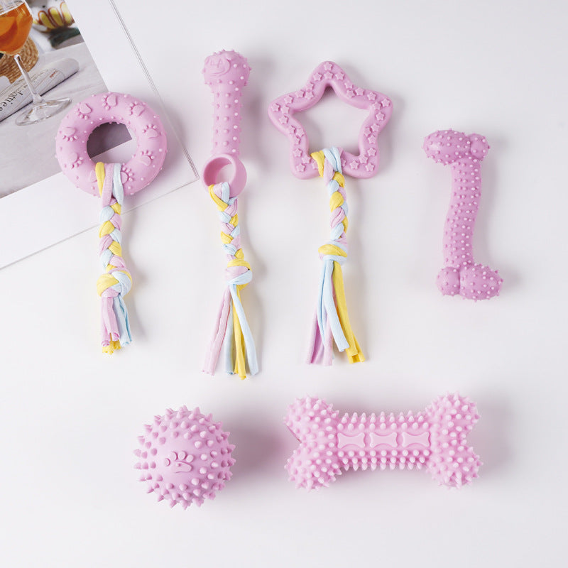 Cross-border hot sale TPR pet toys pet dog molar stick to relieve boredom self-hi, resistant to biting and not rotten, puppy self-hi toys