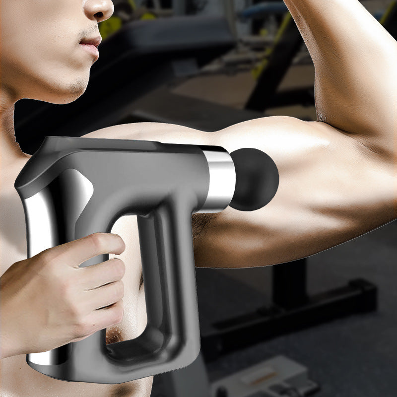 Cross-border Pulse Fascia Gun Muscle Deep Impact Choroid Mini Electric Massage Amazon Massager Neck Rub Gun