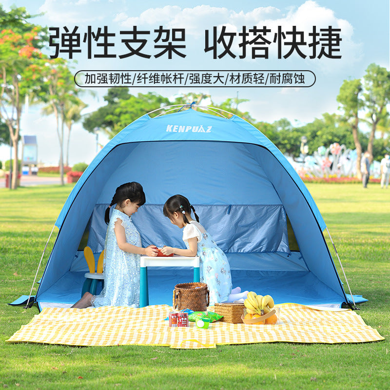 Outdoor Hiking Thickened Beach Tent Portable Waterproof Sunscreen Camping Tent Camping Picnic Supplies Equipment