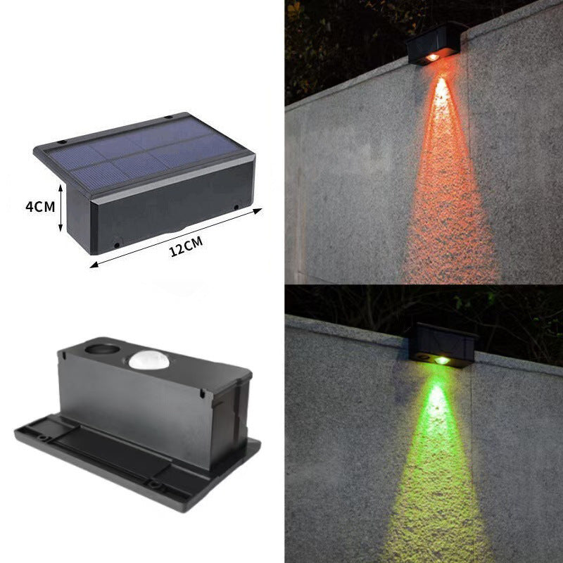 Solar outdoor garden light household lighting wall lamp balcony wall spotlight garden atmosphere waterproof